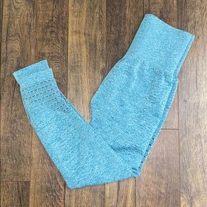 Blue seamless legging